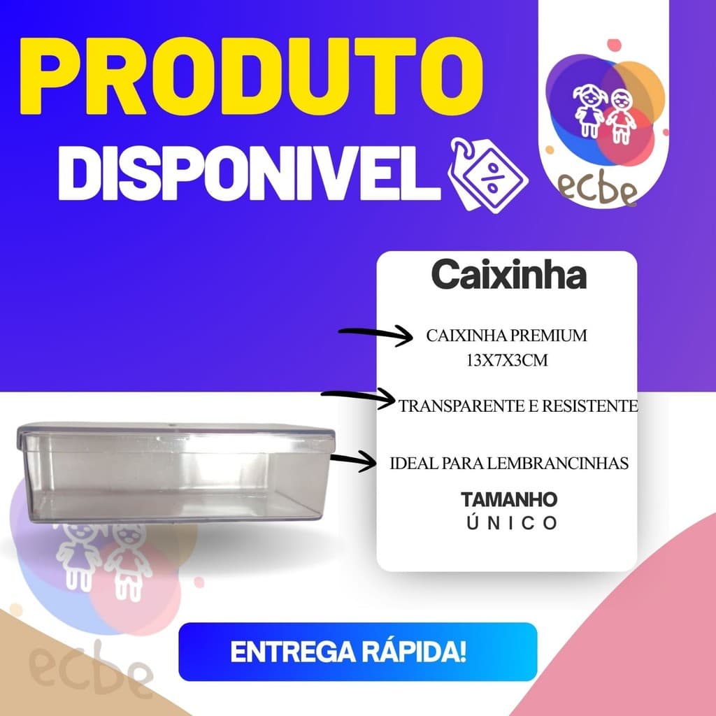 Caixinha Acrílica Mantegueira 13x7x3cm 3 ou 6 unidades festa p/ personalizar de luxo lembrancinha