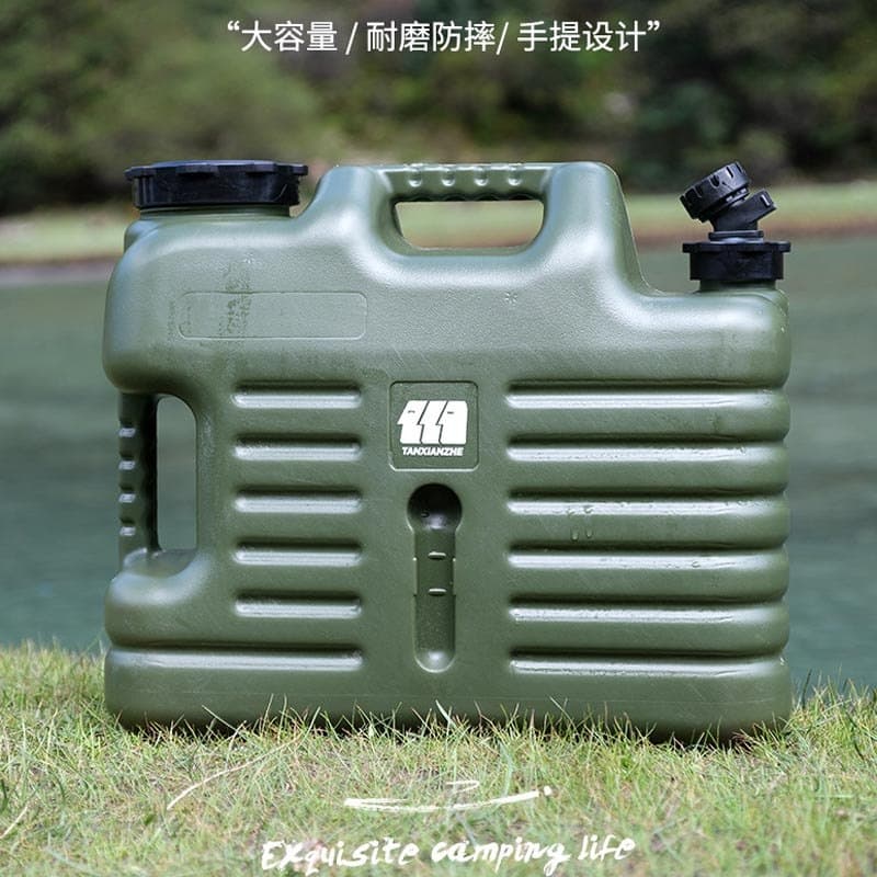 Equipamento ao ar livre balde de acampamento grau alimentício grande capacidade tanque armazenamento água doméstico carr