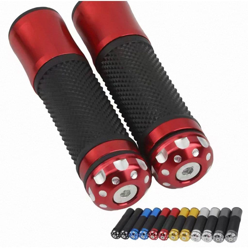 Manopla Moto Universal Modelo Esportivo VERMELHO/PRETO