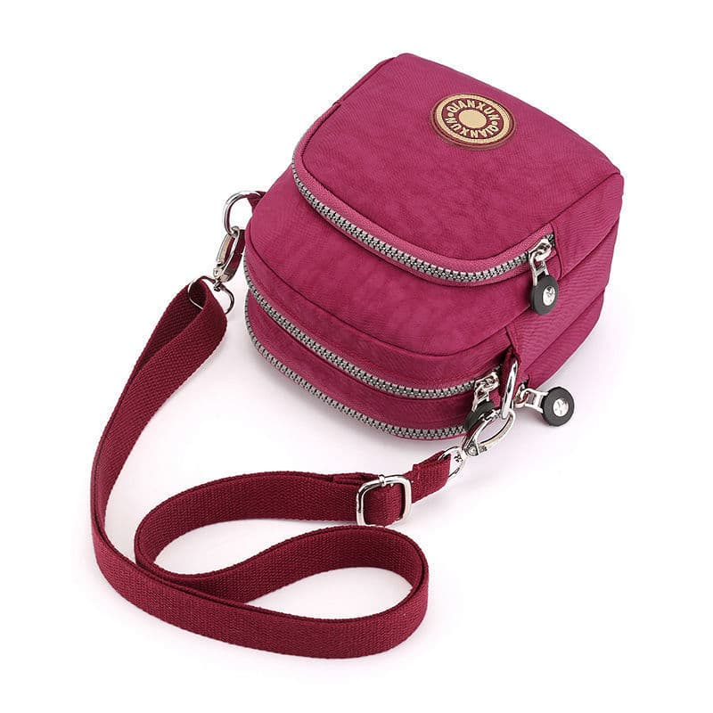 Bolsa pequena feminina 2023 novo estilo mãe de meia-idade All-Match bolsa mensageiro de um ombro telefone móvel idoso
