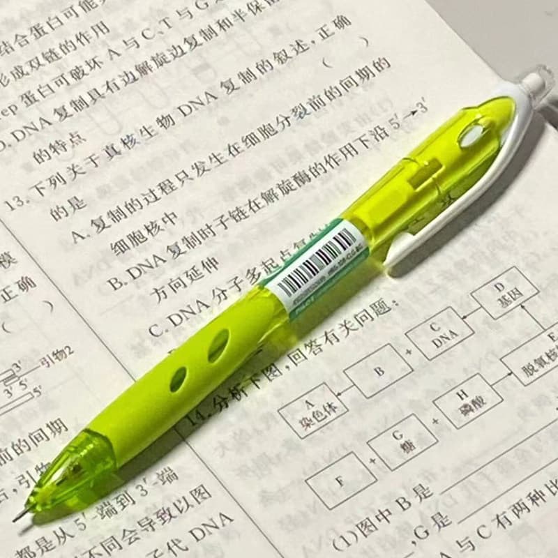 Novo produto piloto piloto lápis mecânico 0.5mm haste colorida estudantes da escola primária usam lápis infantil fresco