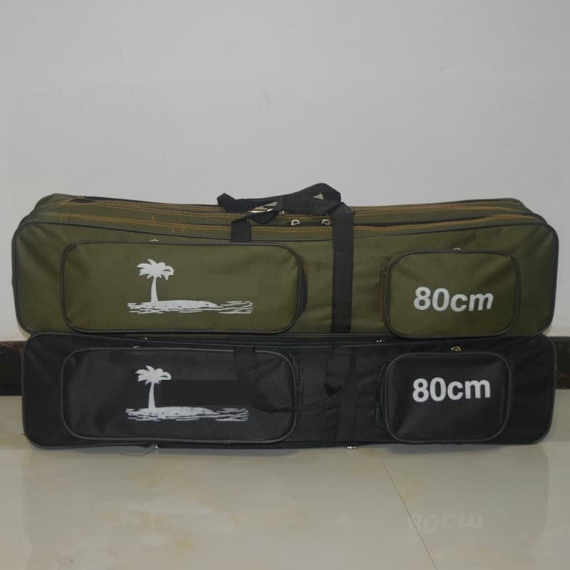 Bolsa para vara de pesca de peixe, grande capacidade, novo estilo, bolsa para vara de pesca, portátil, espessada, multif