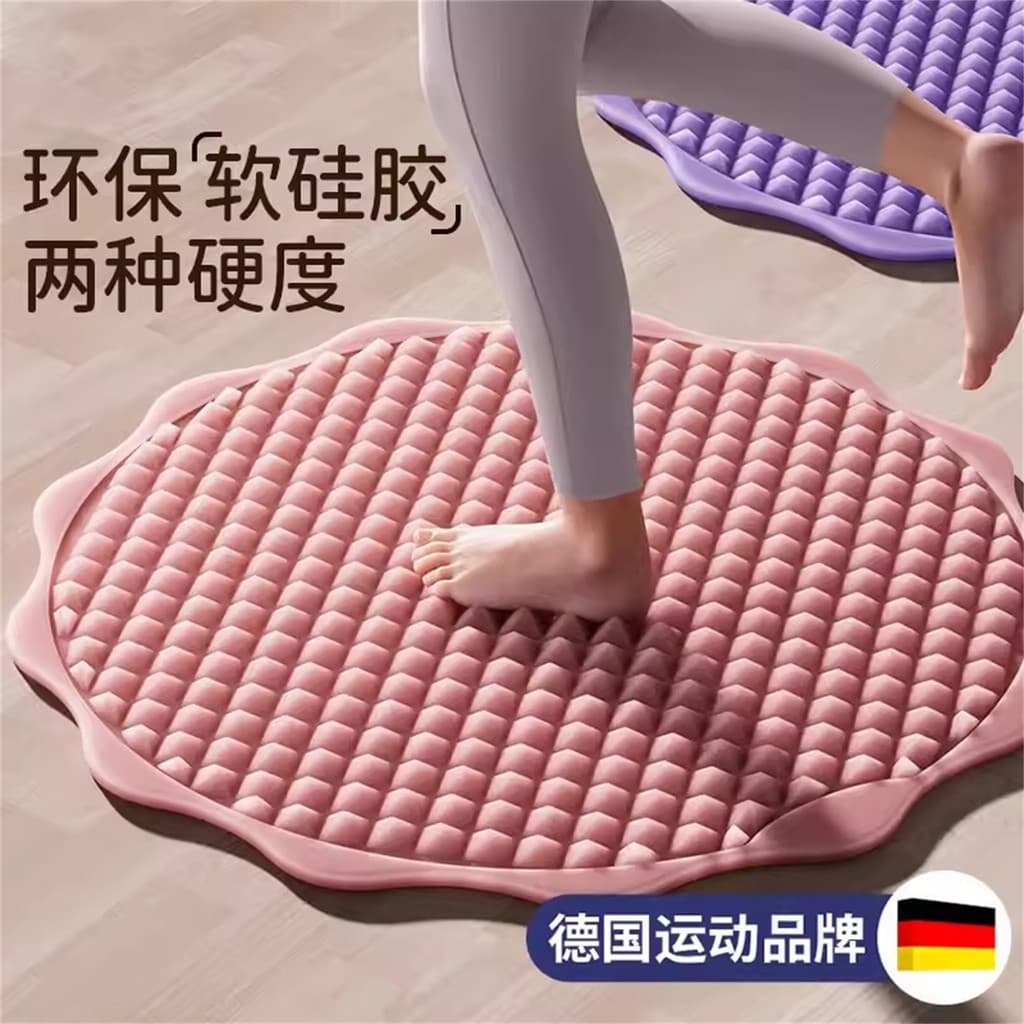 Placa Shiatsu alemã de Silicone macio para massagem nos pés, tapete para corrida, perda de peso, Pedal, placa de pressão