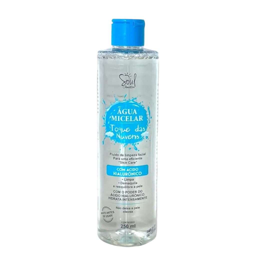 Água Micelar Toque das Nuvens 250ml Soul Cosméticos