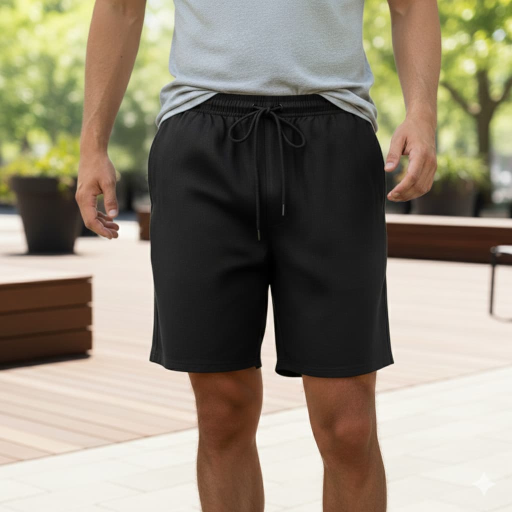 Short Bermuda Masculino Qualidade Premium Linho Básico Mauricinho Verão