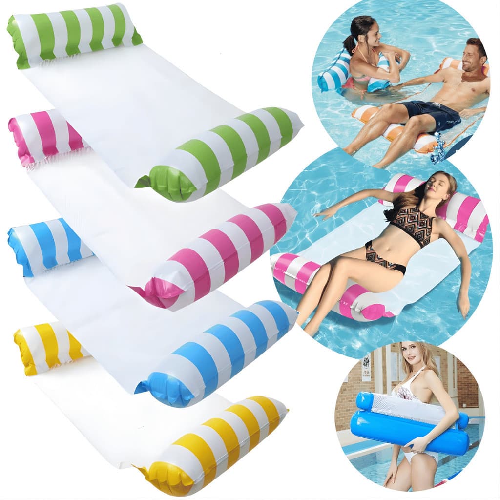 Boia Piscina Tapete Flutuante Inflavel Descanso Férias Agua Rede Boia