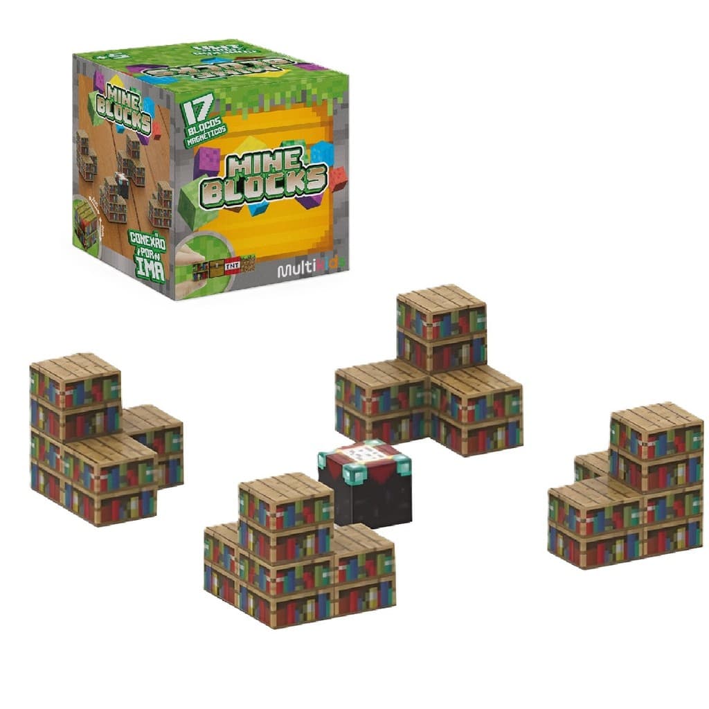 Blocos Magneticos Mineblocks 17 Blocos