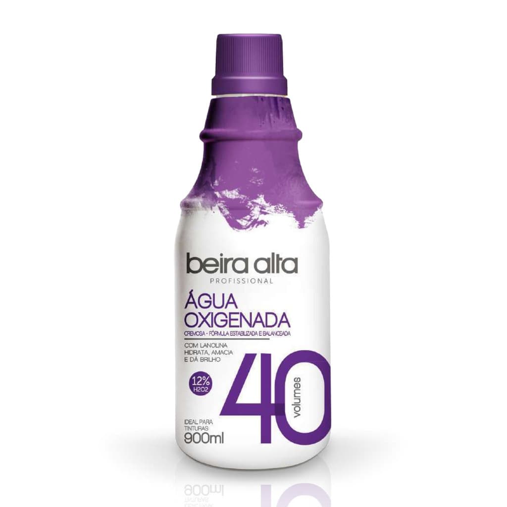 AGUA OXIGENADA 40 VOLUMES 900ML BEIRA ALTA