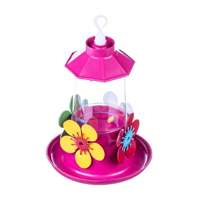 Bebedouro Beija-Flor Super Luxo Com Poleiro Chapéu 250ml ENVIO IMEDIATO
