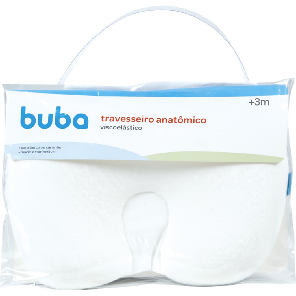 Travesseiro Anatômico Viscoelástico Buba
