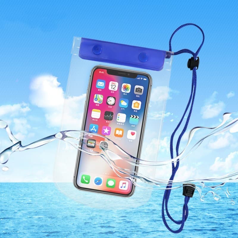 Novo criativo saco à prova dwaterproof água Airbag flutuante telefone móvel menina primavera quente Rafting natação merg