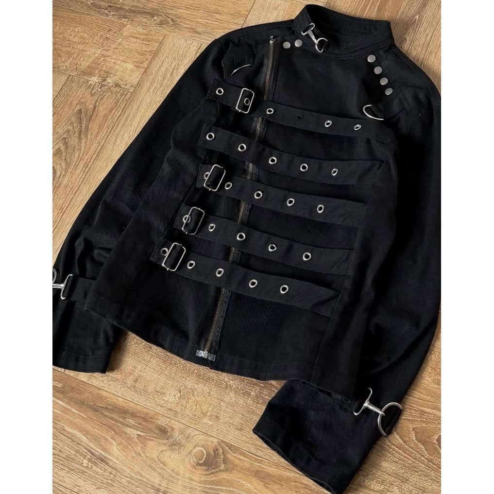 Y2K Roupas De Moda Europeia E Americana Casual Zíper Jaqueta De Motocicleta Masculina Rua Hip-hop Punk Fivela Grandes Di