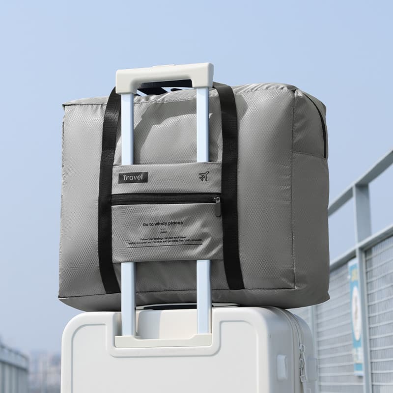 Bolsa de viagem leve de grande capacidade, bolsa de bagagem de mão para viagem de negócios de curta distância, feminina,