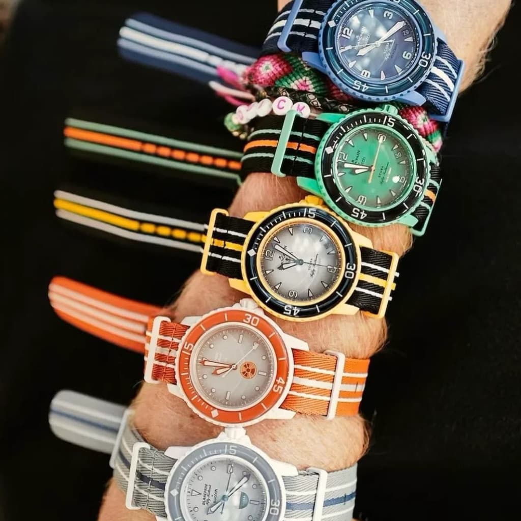 Relógio de quartzo masculino IB & Swatch Atlantic, totalmente funcional, elegante e esportivo, adequado para ocasiões de