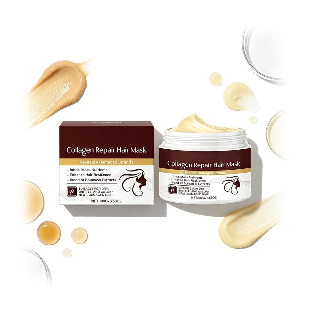 Condicionador Capilar com Colágeno Ajuda a Nutrir, Suavizar o Frizz e Aumentar o Brilho para Todos os Tipos de Cabelo (3