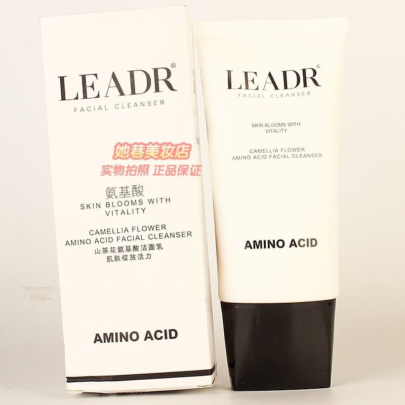 LEADR AMINOÁCIDO Limpador Facial Camélia Limpador Facial AMINOÁCIDO Lavagem Facial Equilíbrio Óleo de Água Genuíno 150g