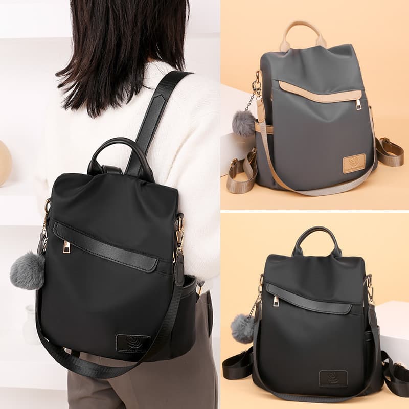 Mochila Feminina Antifurto Impermeável Elegante para Trabalho e Uso Diário