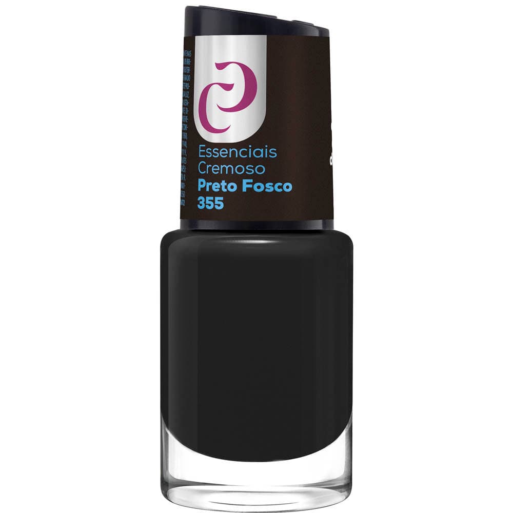 Esmalte Cora 10ml Essenciais Cremoso Preto Fosco