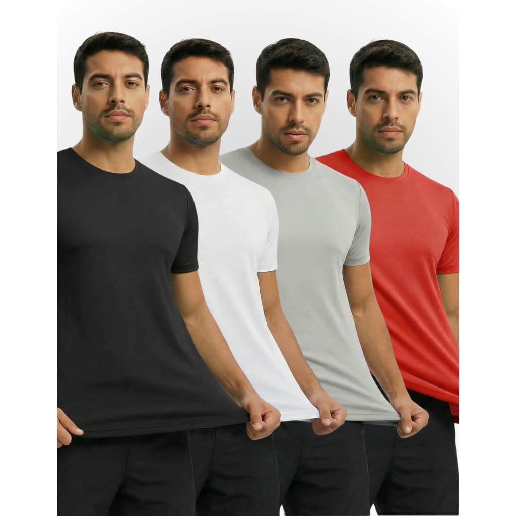 Camiseta Dry Fit Lisa Masculina Premium Academia Fitness