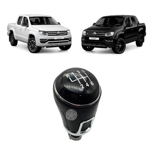 Manopla Bola Câmbio Manual 6 Amarok 2011 2012 2013 2014 2015 Preto
