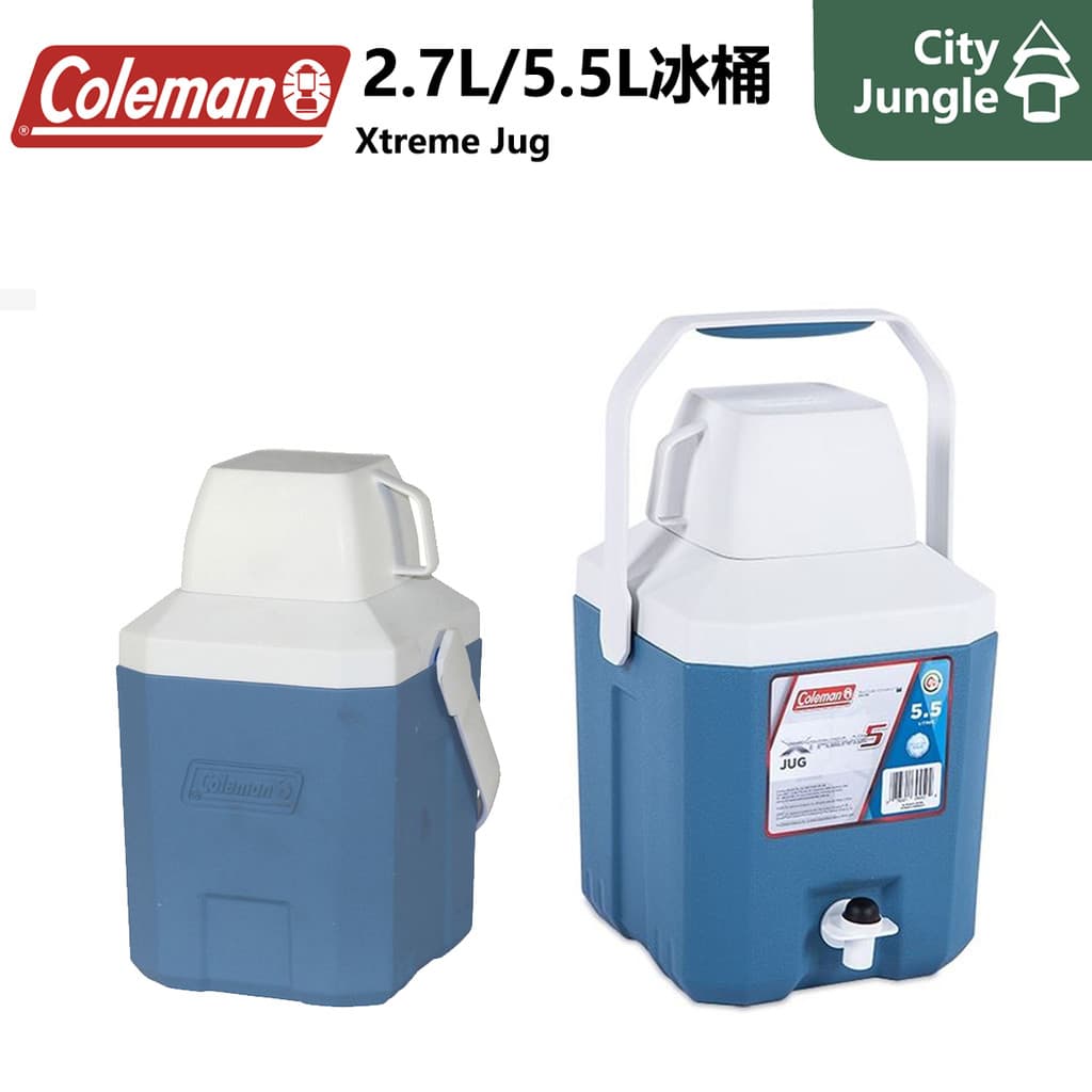 Coleman Acampamento ao ar livre Piquenique Piquenique 2.7L Balde de isolamento 5.5L Frasco de isolamento Balde de gelo