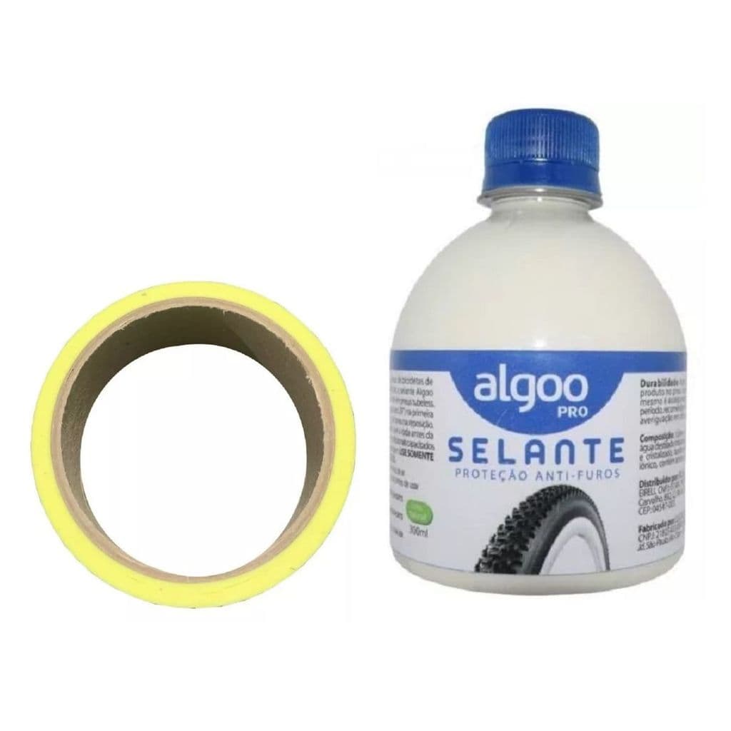 Kit Tubeless Bike Selante 300ml Algoo + Fita Aro 21mm