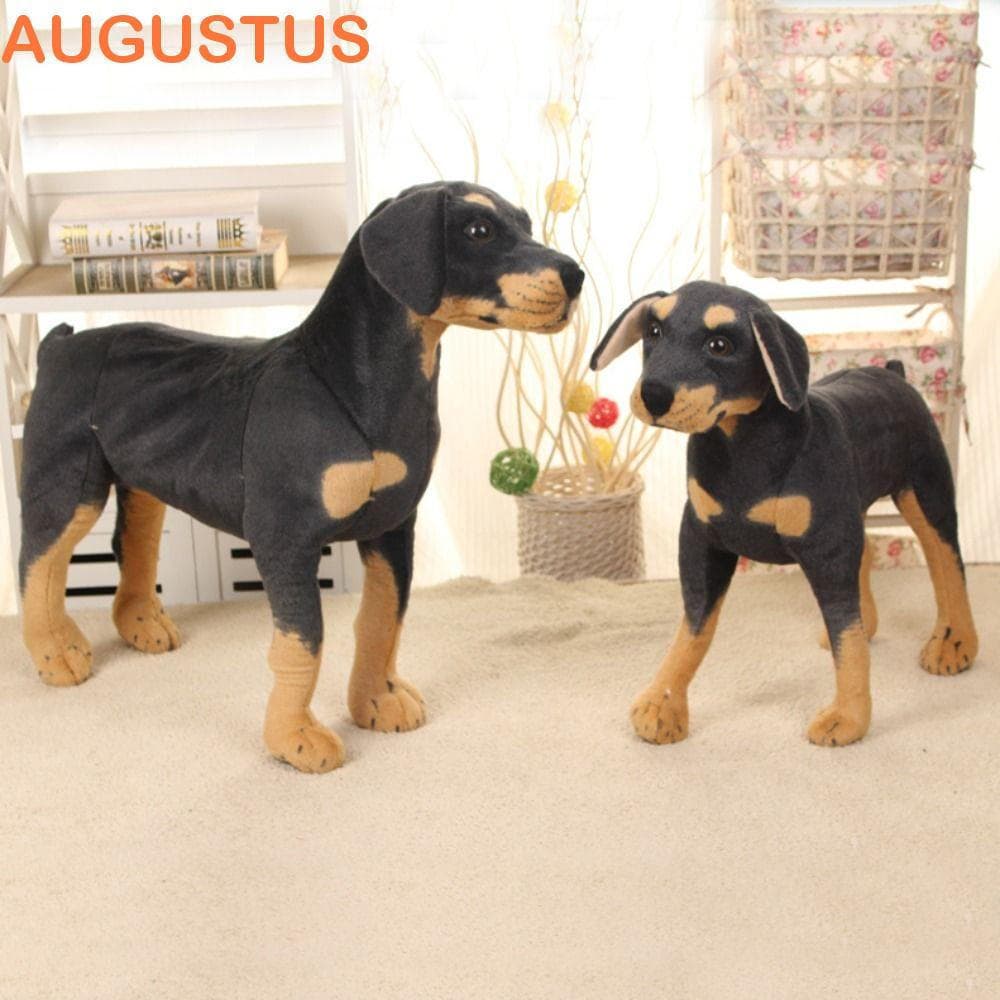 Brinquedo De Pelúcia Para Cachorro AUGUSTUS , Boneca De Simulação De Adereço Fotográfico , Animal Preto Em Pé