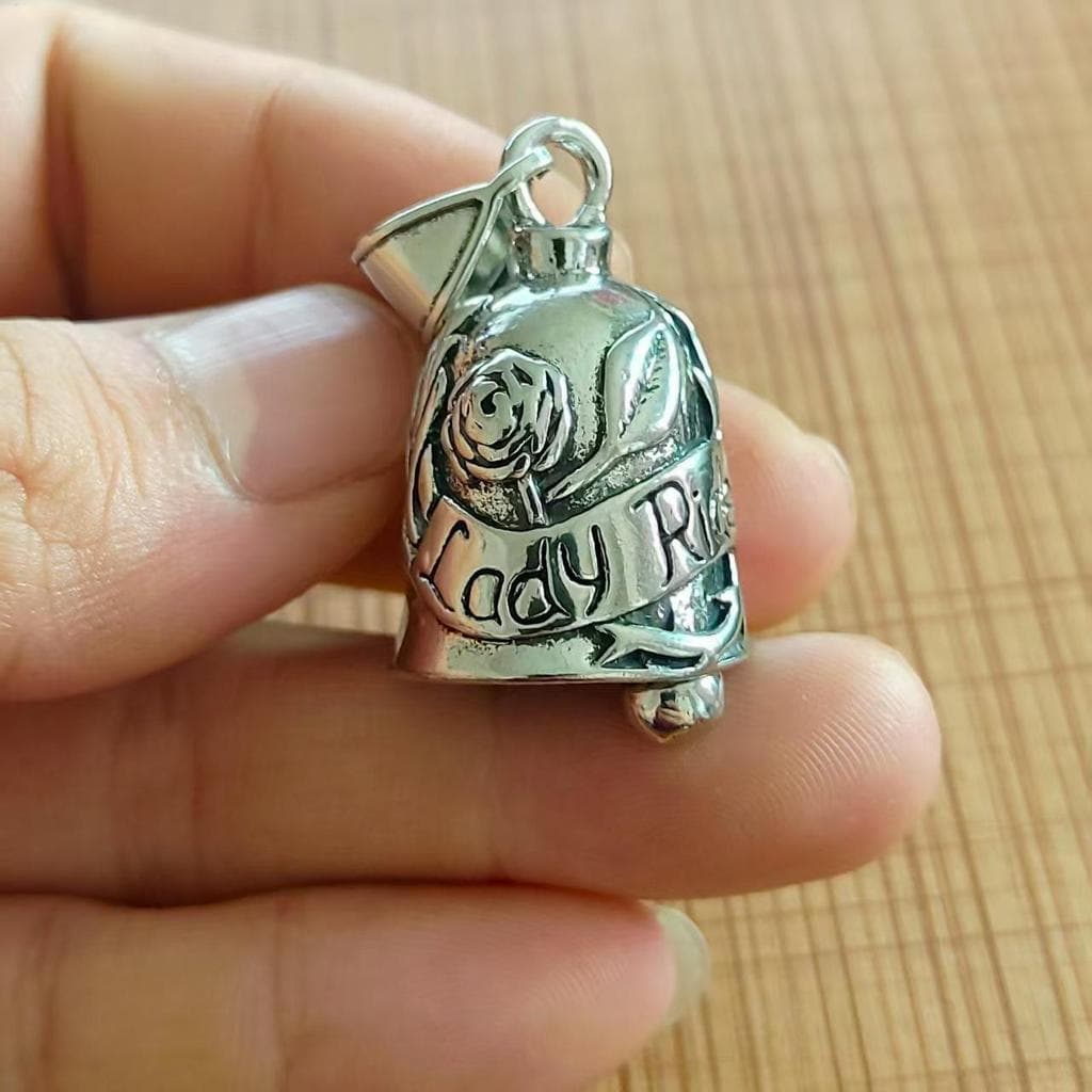 Sino De Boa Sorte Para Motocicleta Com Design De Rosa , Sinos De Anjo Motocicletas , Presente De Proteção Piloto heqoibr
