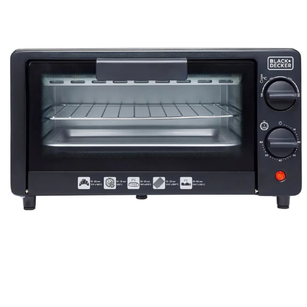 Forno Elétrico 9L 220V FT9N-BR Preto Controle Temperatura Timer Fácil Limpeza