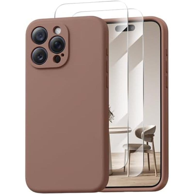 Capa Magnética Para 15 Pro , Compatível Com MagSafe , Protetores De Tela Nano 9H , Proteção Total Câmera , De Telefone F