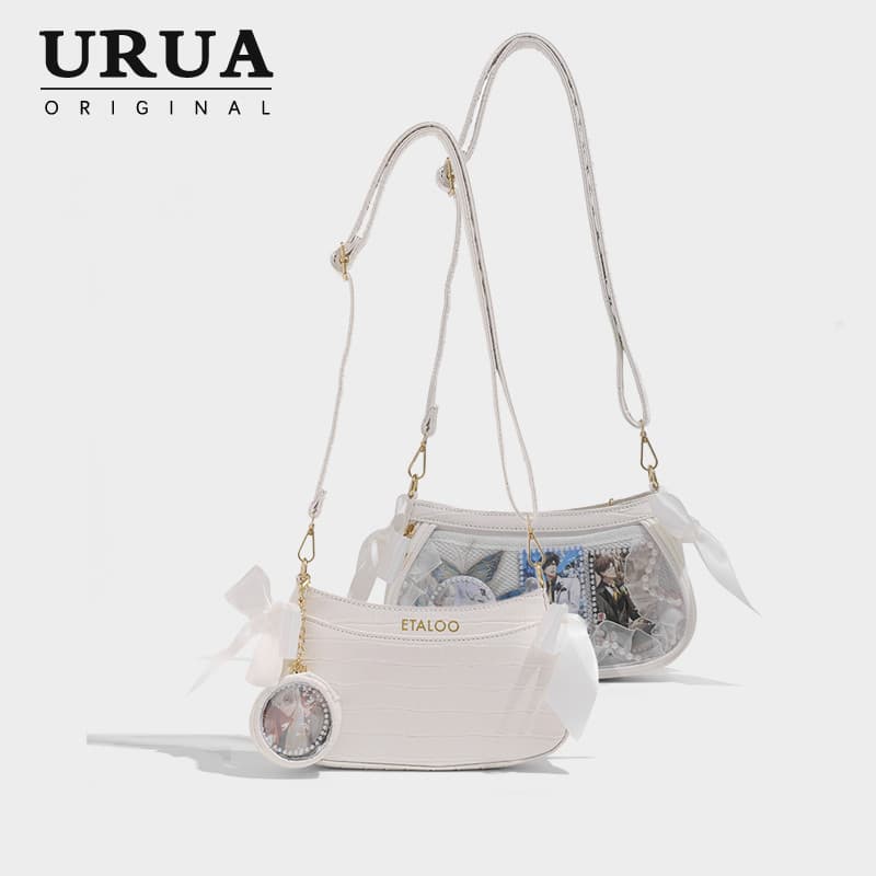 Saco de dor Original lanche quantidade couro estilo japonês lolita transparente bidimensional saco de bebê fita borbolet