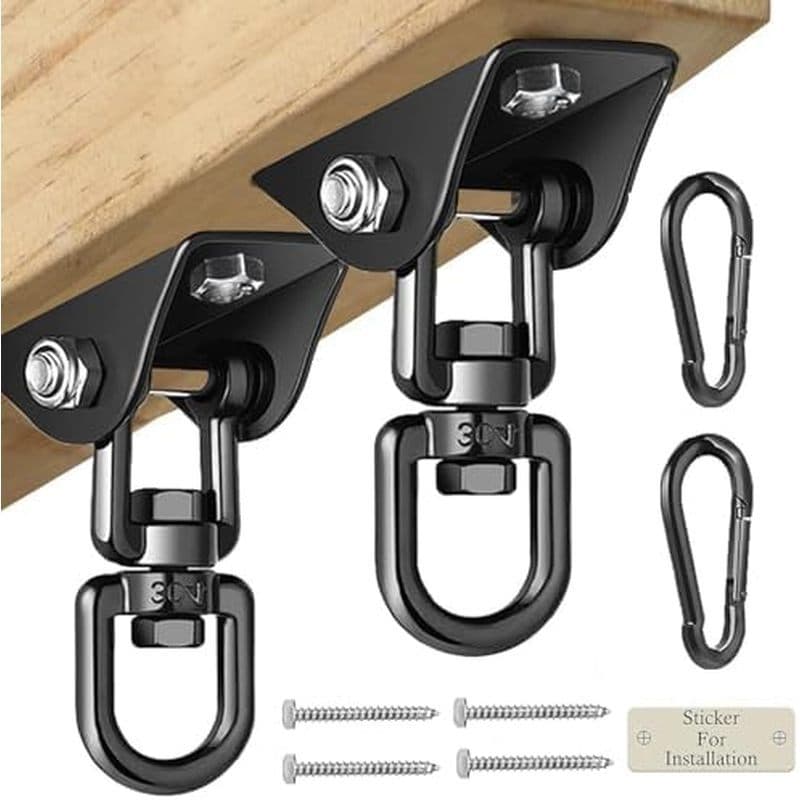 Cabides De Balanço Resistentes Para Conjuntos De Madeira Cabide De Rede Com Capacidade De 2000 LB Acessórios De Hardware