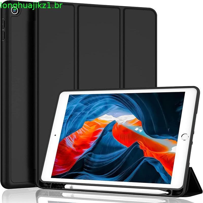 Capa protetora adequada para iPad Pro de 11 polegadas com slot para caneta, capa protetora para tablet das gerações 7/8/