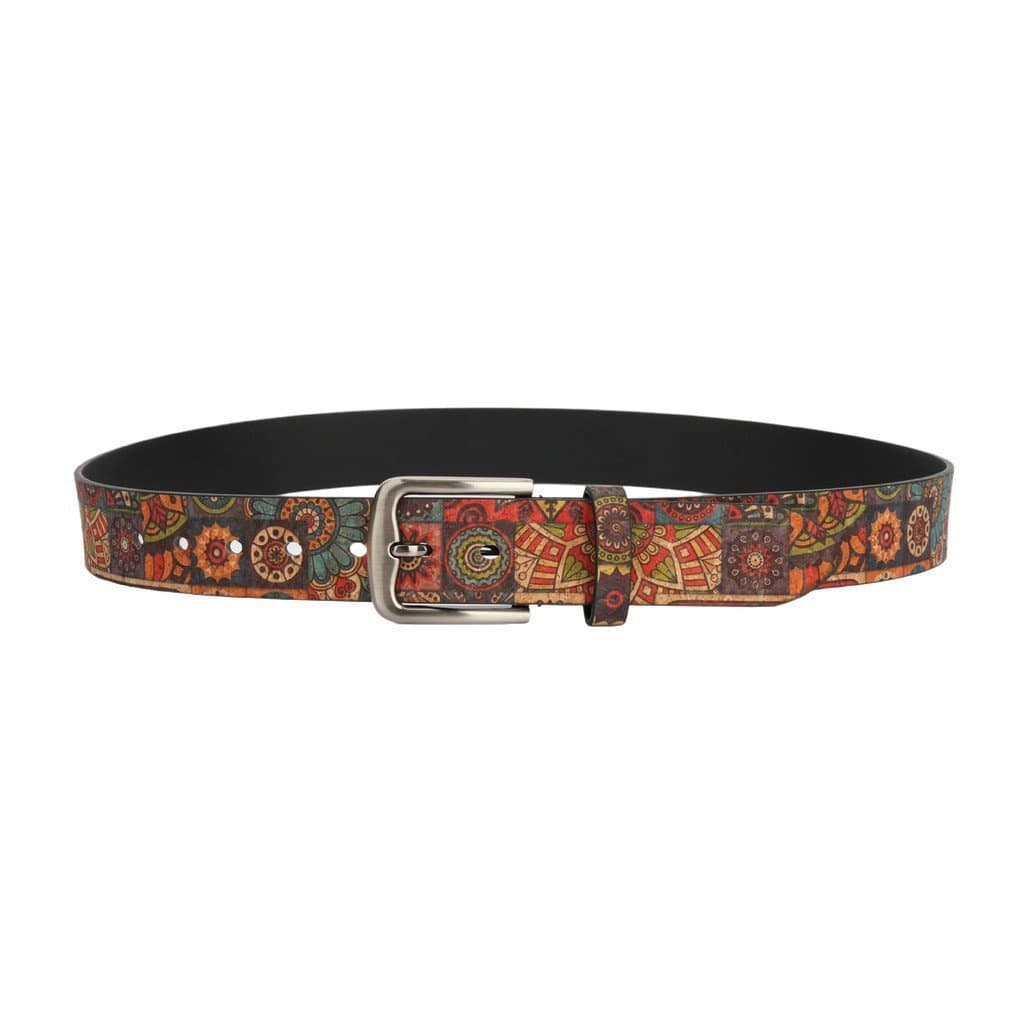 Cinto feminino com toque sofisticado, cinto feminino estampado, cinto moderno de estilo étnico artístico vintage, cinto