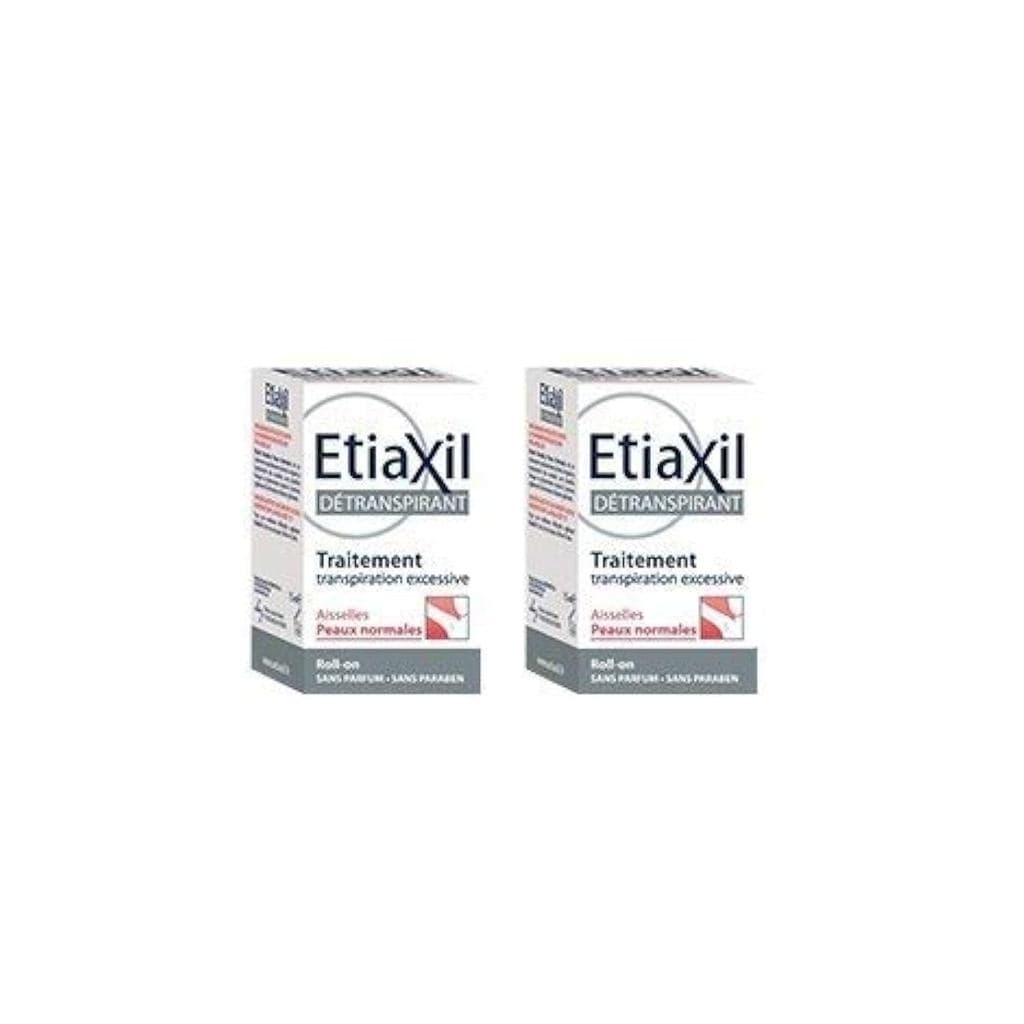 DESODORANTE ROLL-ON ETIAXIL PARA AXILAS E PELE NORMAL 15ML EMBALAGEM COM 2 UNIDADES