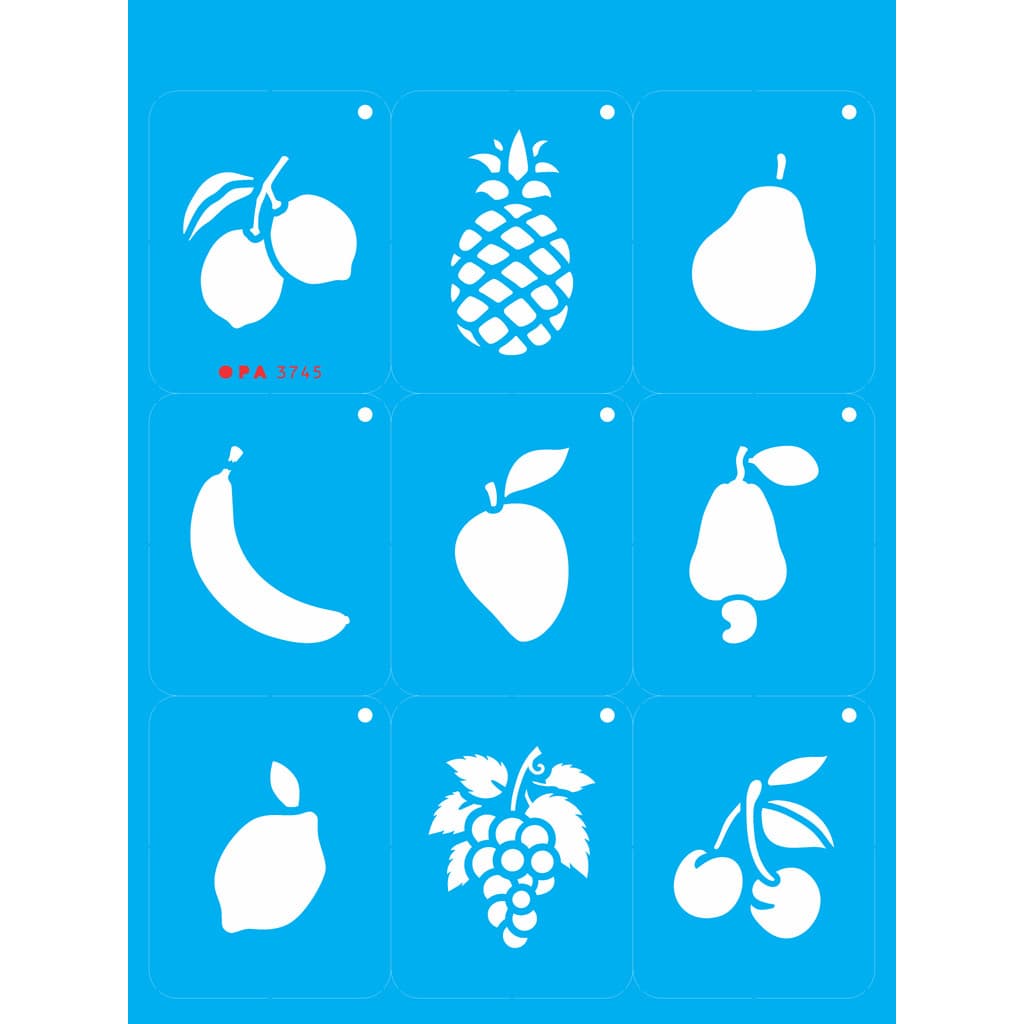 Stencil OPA 3745 – Chaveirinho Frutinhas I – 15x20cm