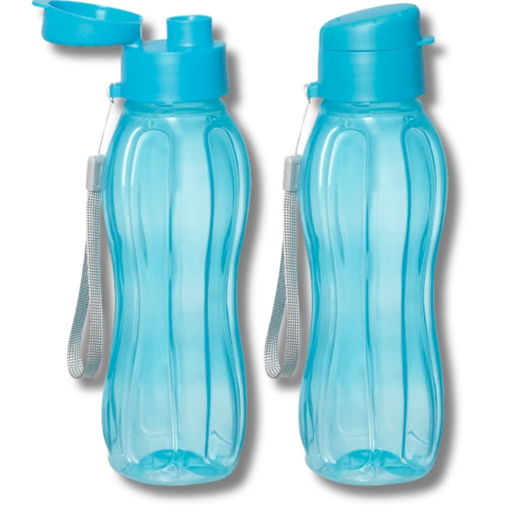 Garrafa de Água Squeeze Transparente 800ML / 500ML Academia Garrafinha Fit Passeio Trabalho BPA Free