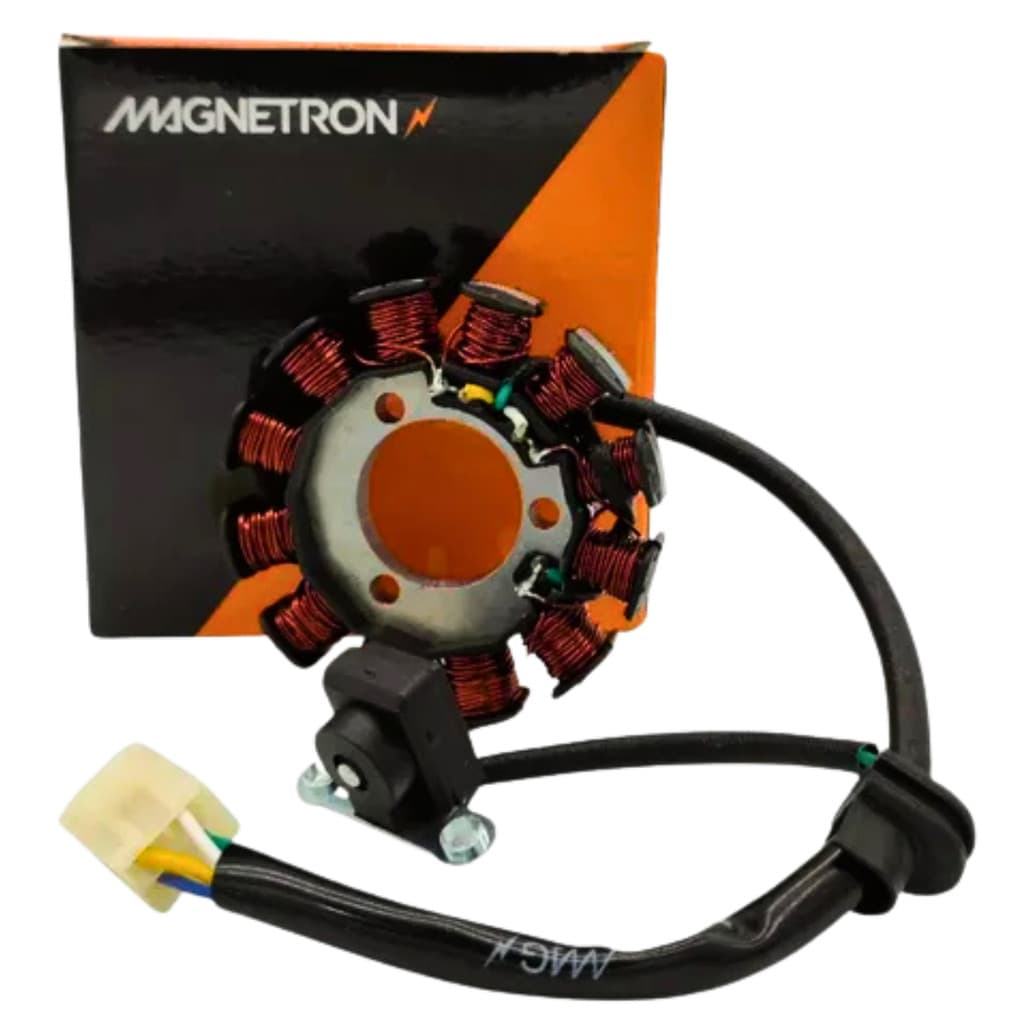 Estator gerador magnetron Cg Fan 125 Es/Ks 2009 até 2015 com bobina de pulso