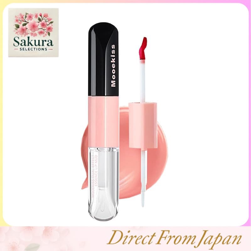 Mooekiss 2 em 1 Gloss Labial Matte de Longa Duração e Tinta Labial Dupla com Máscara Labial
