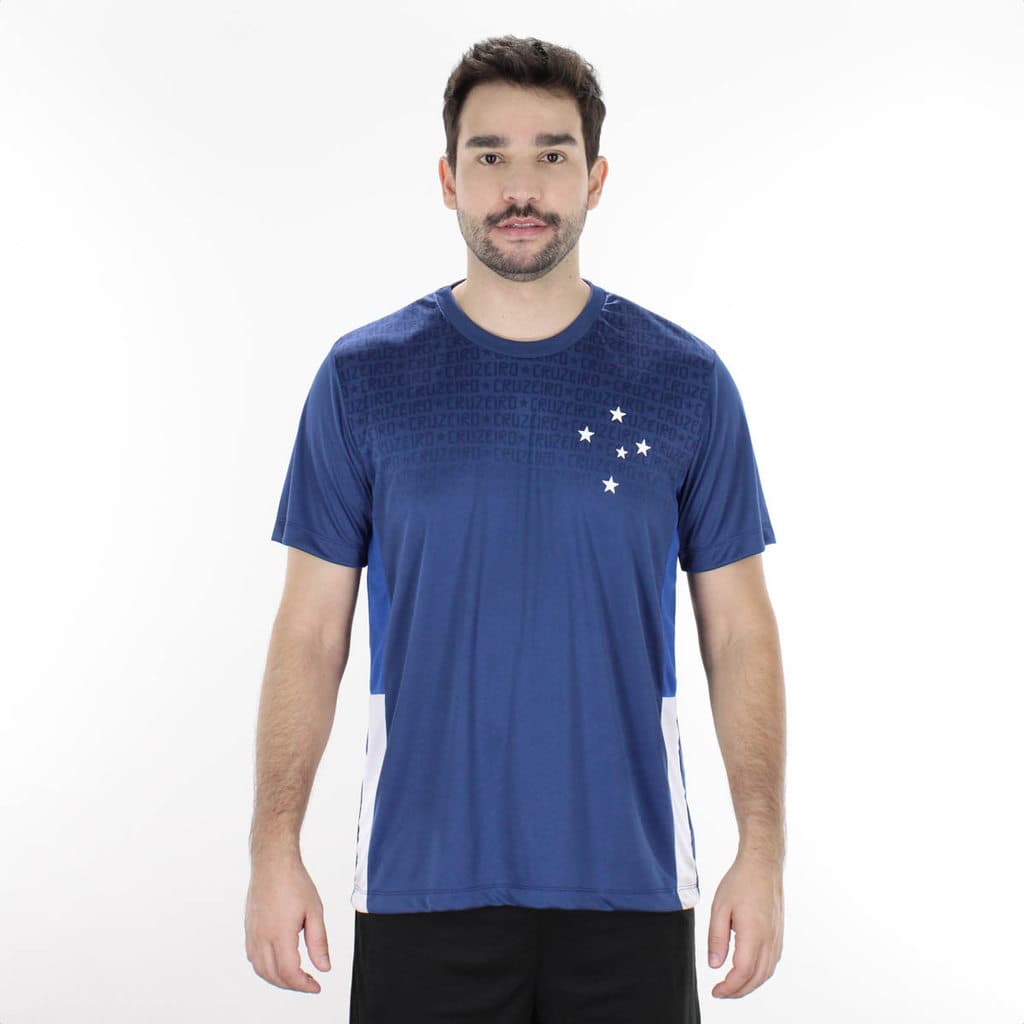 Camisa de Time Braziline Cruzeiro Egeo Azul - Masculino