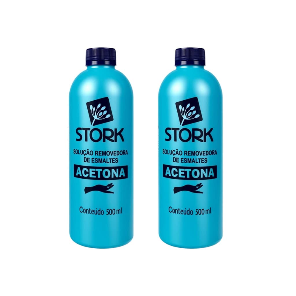 KIT Removedor de Esmalte A Base De Acetona Stork 500ml (2 unidades)