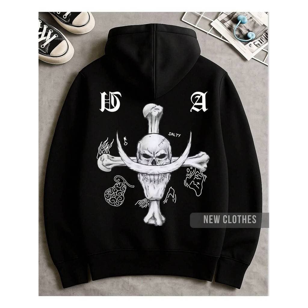 Moletom One Piece Anime Unissex Lendário Capitão Barba Branca Pirata