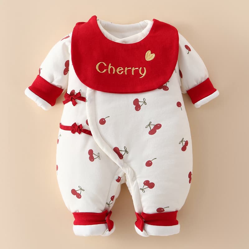 Roupas de bebê recém-nascido roupas de algodão de inverno 0-6 meses Bodysuit de algodão Super fofo abraço de passeio