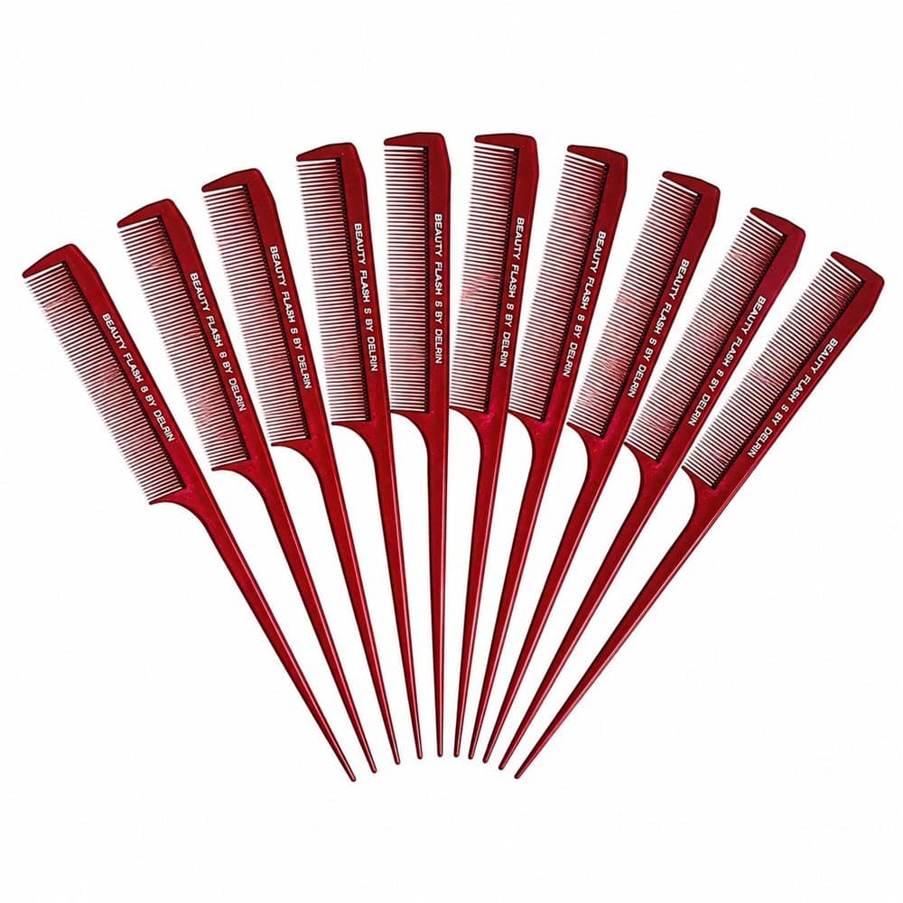 Kit 12 Pentes Carbono Cabo Vermelho Profissional