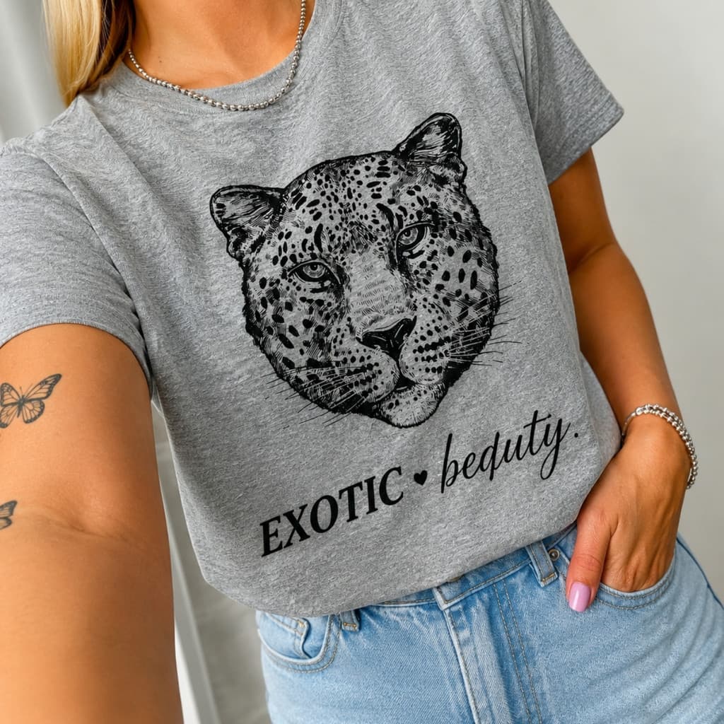 Blusa T-shirt Feminina Blusa Baby Look Camiseta Roupa Feminina Algodão