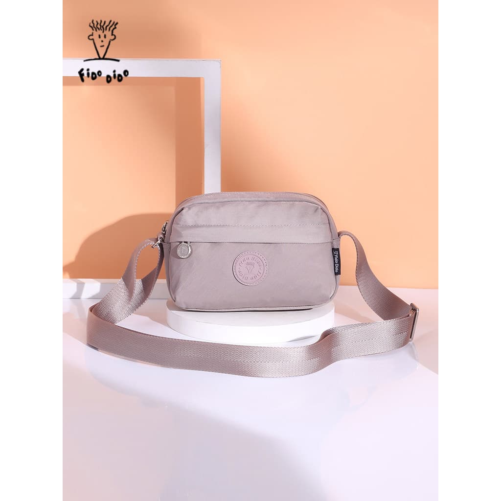 Fidu Dido bolsa mensageiro feminina 2026 novo estilo Oxford pano Multi-camada leve ombro pequena bolsa de lona bolsa mãe