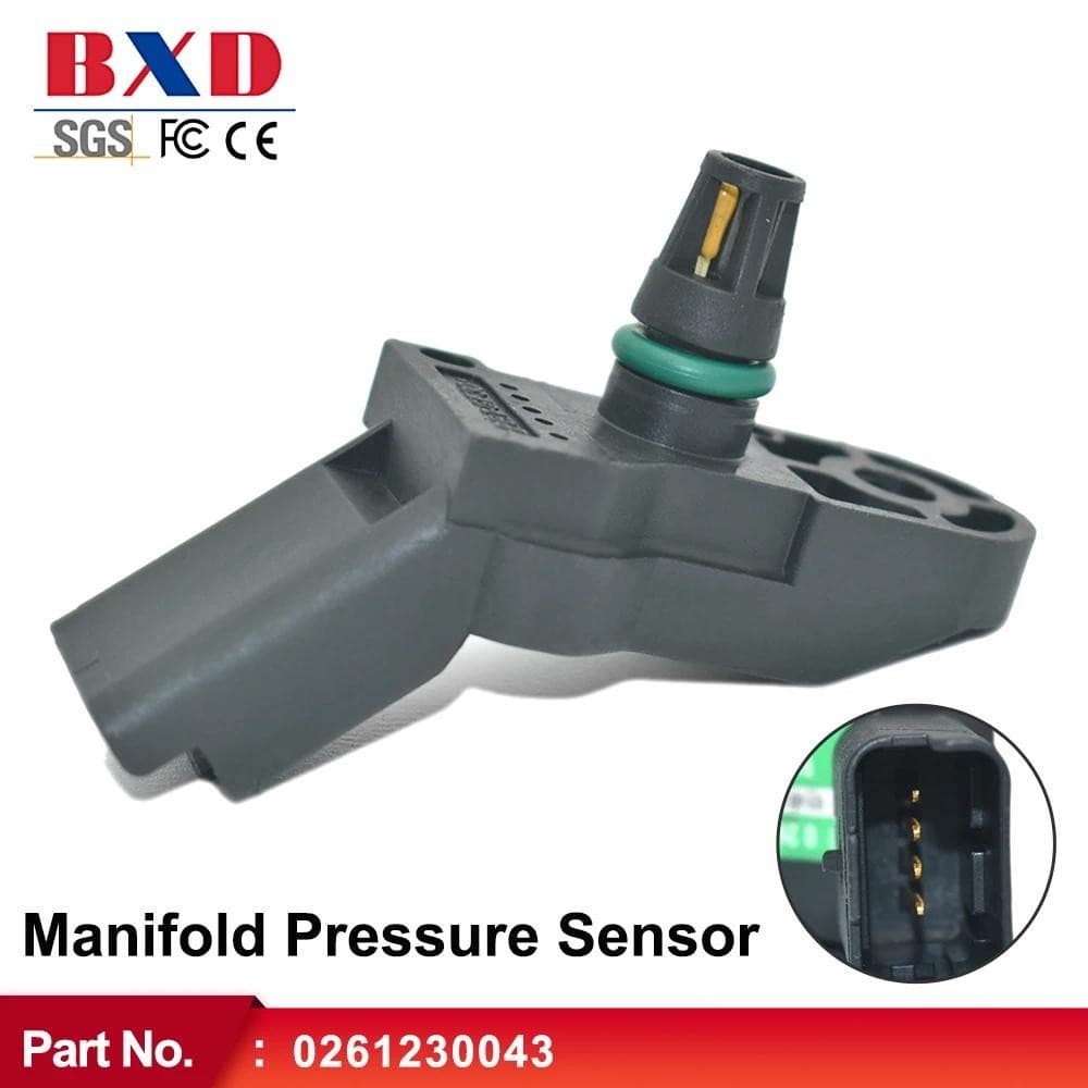 Sensor De Mapa De Pressão Absoluta Coletor 0261230043 Para Peugeot Citroen 106 206 207 307 407 807 9639381480 Dc DC00467