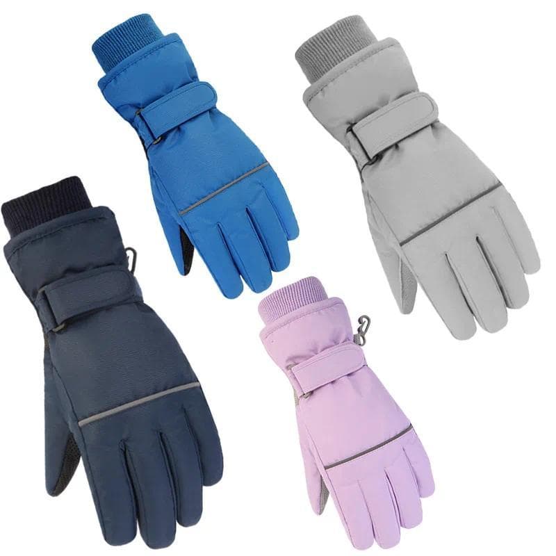 2025 Crianças Luvas De Esqui Manter O Dedo Quente À Prova Dwaterproof Água Engrossar Inverno Snowboard Neve Para Meninos