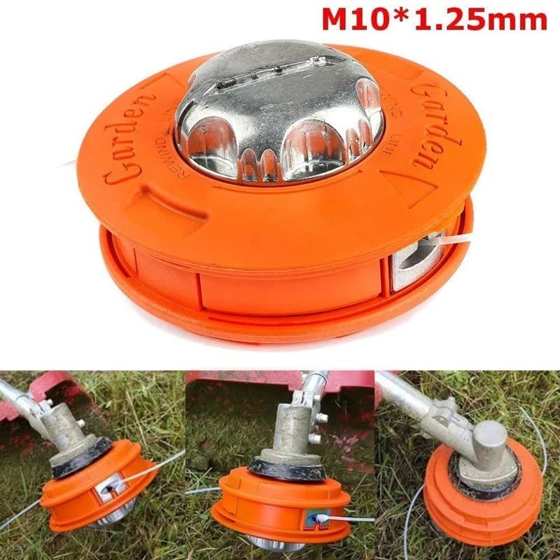 CARRETEL BATE E LIBERA Roçadeira Gasolina M10 X 1.25MM AUTOMATICO laranja