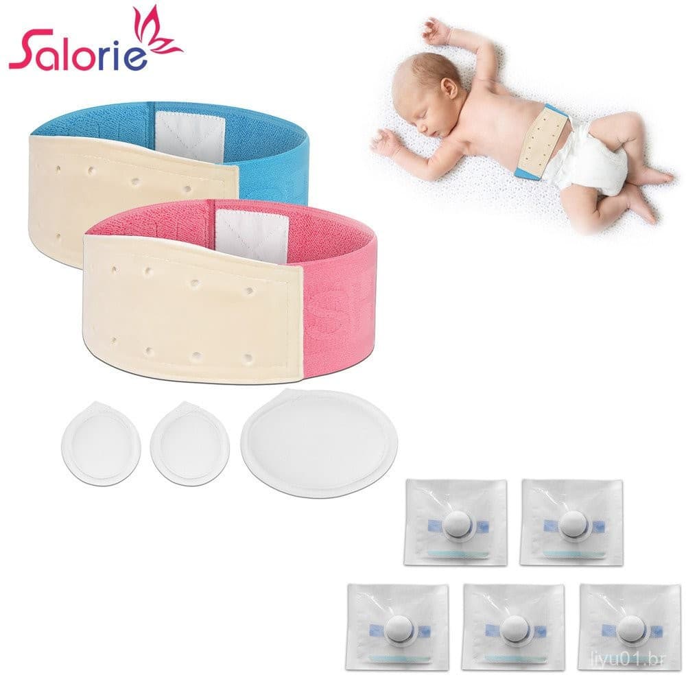 Salorie Adesivo Xenon Infantil Umbilical Xenon Bulge Banda Ajustável Ferramenta de Cuidados com o Bebê ZXID
